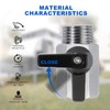 1/2" RV Water Heater Replacement for Drain Valve with Tape