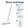 Silicone Floor Squeegee Broom for Pet Hair & Water -