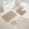 Velosso New Chevron Stripes Greek Style Large Scroll 2 Piece