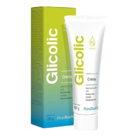 Glicolic Crema Hidratante Facial y Restaurador Cutáneo Ácido Glicólico 10% - 60 gr