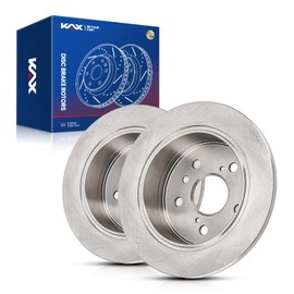 KAX Disc Brake Rotors Fit For Toyota Camry 2002-2006, Toyota Avalon 2005-2007, Toyota Solara 2004-2008, Lexus ES330 2004-2006, Automotive Replacement Brake Rotors Pair of 2# 31322