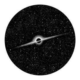 Slide Discs for Orzorz Star Projector Galaxy Plus Home Planetarium Projector (Work with Orzorz Star Projector Plus) (Black hole)