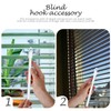 PRETYZOOM 24Pcs Blind Wand Hook Tip Replacement Plastic Hardware Tilt