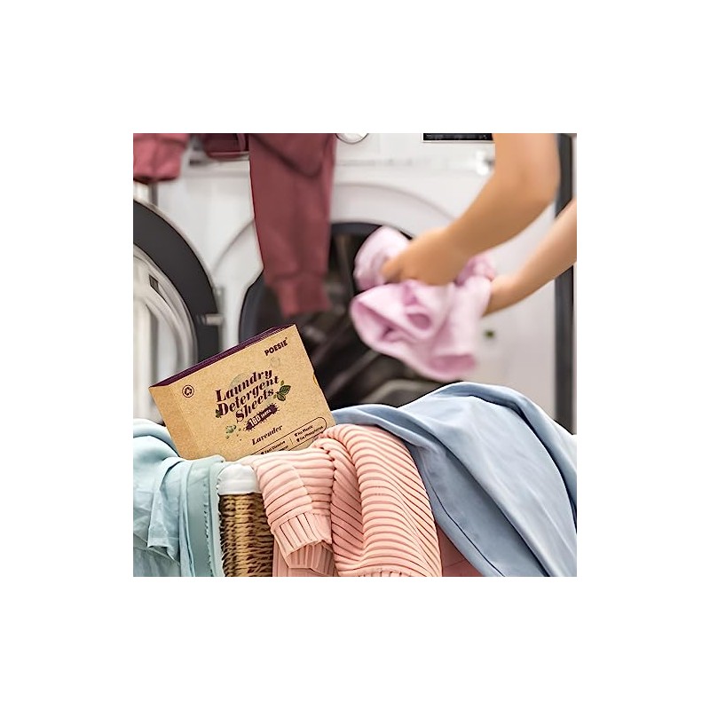 Poesie Lavender Scent Laundry Detergent Sheets & Coffee Machine Tablets
