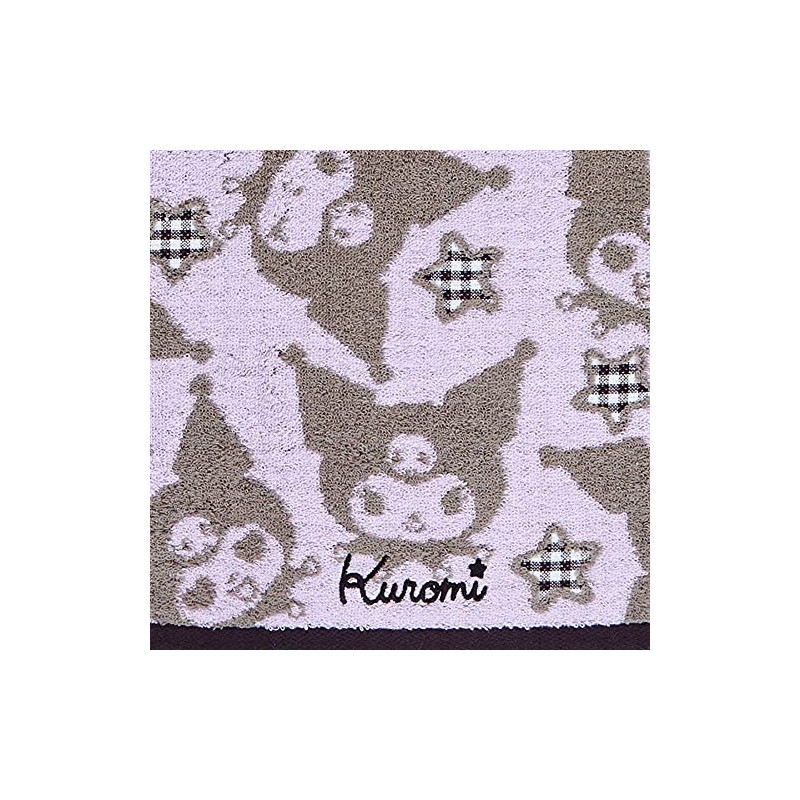 Sanrio Kuromi Antibacterial and Deodorizing Face Towel 801186 Black