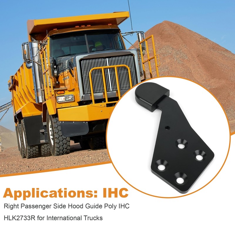 Hood Guide Poly RH Passenger Side IHC HLK2733R Compatible with