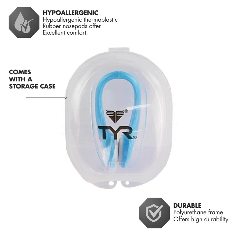 TYR Ergo Swim Clip, Light Blue
