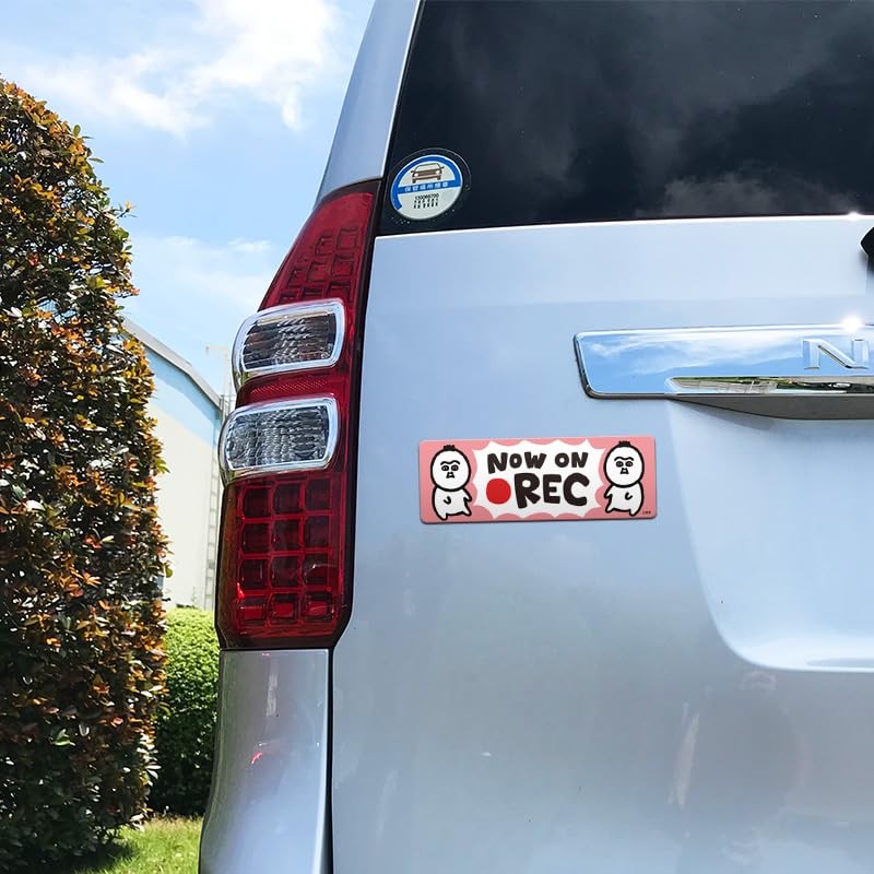 Dog Dog Nursery Cartoon Baby NOW ON REC Car Magnet