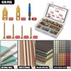 420 Pcs Self Drilling Drywall Anchors with Screws Kit, 2