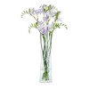 Dartington Crystal Bloom Tall Lavender Vase