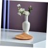 OHPHCALL Space Saving Corner Mounting Shelf Wooden Standing Shelf for