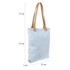 Girly Handbags Womens Italian Suede Genuine Leather Laptop Shopper Bag Medium Serenity