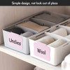 12PCS Basket Labels Clip On for Storage Bins, Removable &