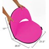Stansport Multi-Fold Padded Seat - Fuchsia (G-7-70)