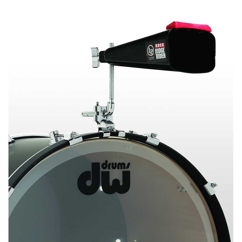 LP ROCK Ridge Rider Cowbell with ½ inch Mount Black