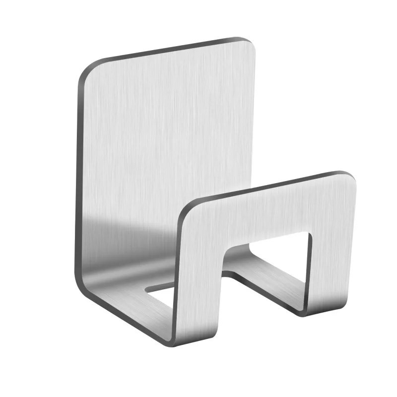 HomeCraft Kitchen Sink Sponge Holder Rack – Stainless Steel Adhesive