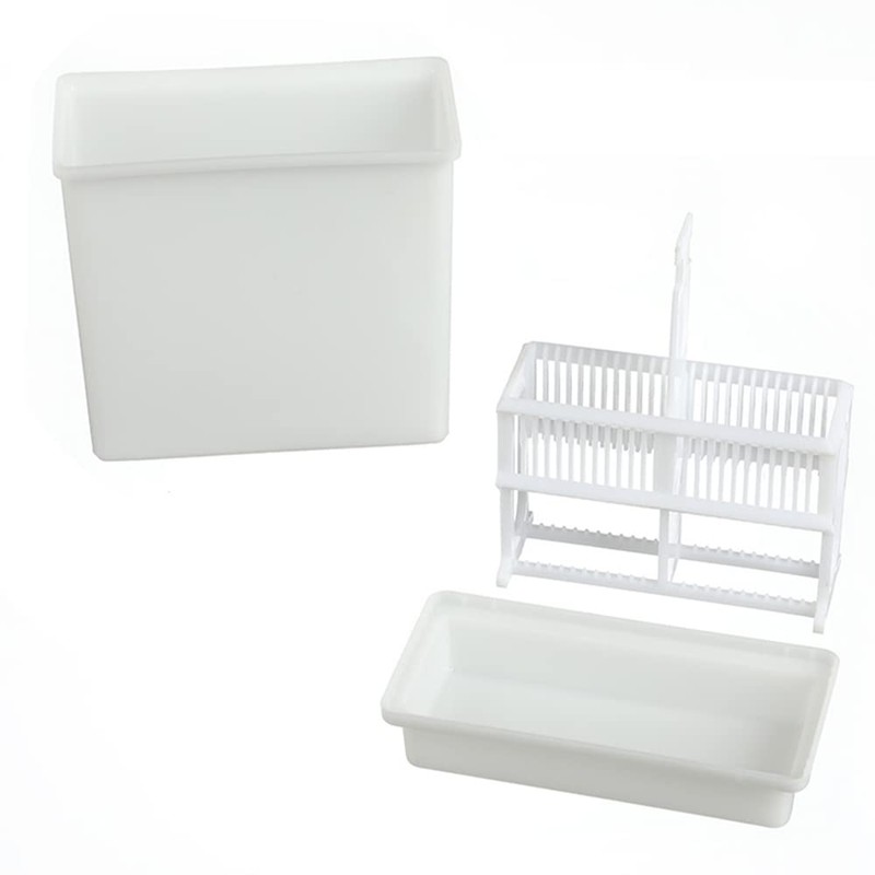 Microscope Slides with Plastic Covered 24 Pieces of Microscope Plastic