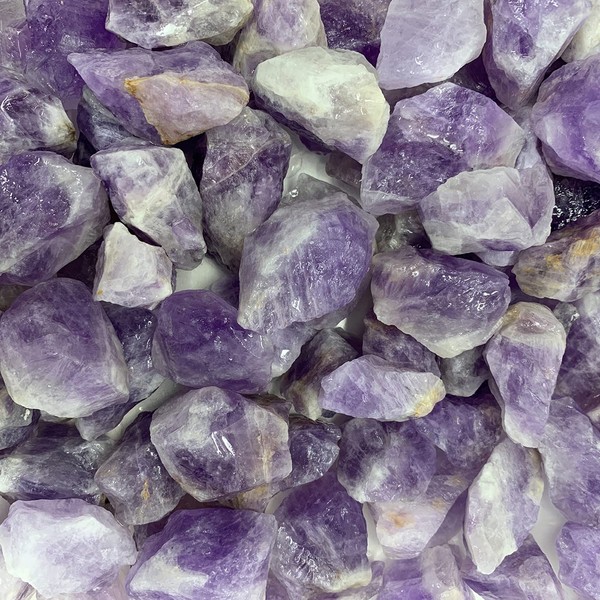 WireJewelry 3 Lbs of Bulk Rough Amethyst Stone - Large