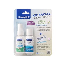 RT MAGIQUE | Kits Cuidado Facial | Cremas hidratantes faciales + Lociones Aclarantes | Skincare Hidratante 24h y Tratamiento quita manchas para piel |
