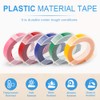 UniPlus Compatible 9mm 3D Embossing Label Tape Replacement for Junior