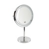 Rechargeable Lighted Makeup Vanity Mirror with Magnification, 8 Inch Double