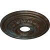 Ekena Millwork CM17OLBBS Orleans Ceiling Medallion, 17 5/8"OD X 3