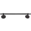 Towel Bar Copper Retro Space Saving 40CM Multifunctional Tilt Proof