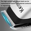 KEMEI Mini Hair Trimmer Compact, Portable Cordless Clipper for Men