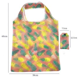 FAVORTALK Foldable Shopping Bag - Fold Up Bags for Shopping 3 Pcs Folding Lightweight Reusable Grocery Bags for Travel Washable Shopper Bags for Women D8313