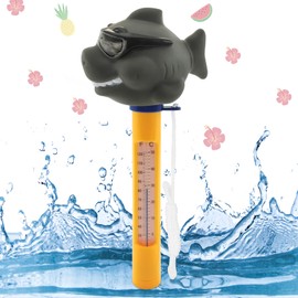 TOPJOWGA Schwimmende Wasserthermometer, Schwimmbadthermometer, Pool Thermometer, Floating Schwimmbad Wasser Thermometer Bruchsicheres mit Schnur, Wasser Temperatur Thermometer für Spas Aquarien