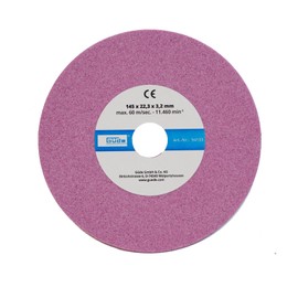 Güde Spare Grinding Wheel 145 x 22.3 x 3.2 mm for chainsaw-sharpening grinder