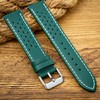Perforated Leather Rally Strap - Available in Blue, Black, Yellow,