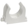 SOMA Pipe Clip Plastic White 25 mm Pack of 24