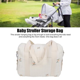 Universal Stroller Organizer, Multifunctional Baby Stroller Storage Bag Reusable Stroller Storage Bag Stroller Hanging Bag Reusable Handbag Nappy Bag (Olive Bag)