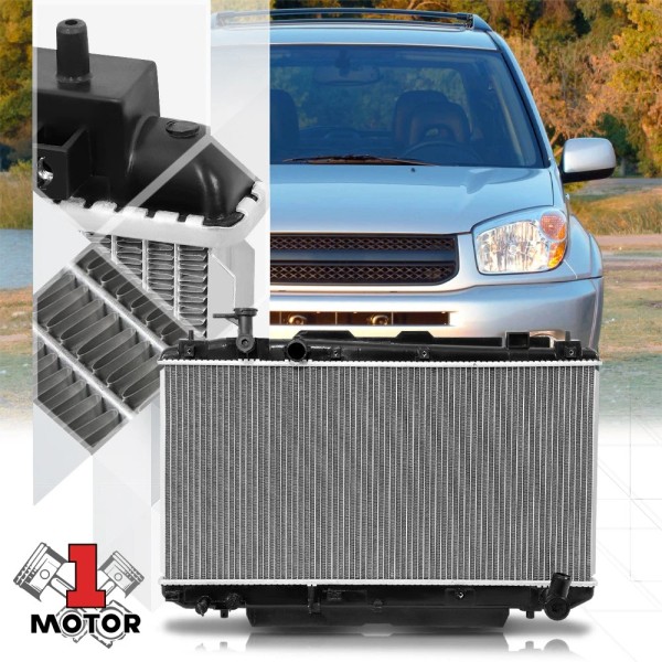 Motor-1 Aluminum Core Radiator OE Replacement for 04-05 Toyota Rav4