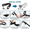 SNOKAY 8 Pcs Pool Solar Cover Reel Attachment Kit -