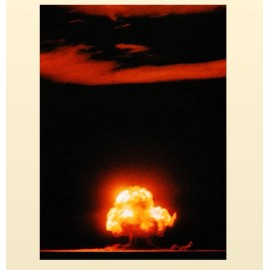 First Ever Nuclear Bomb PHOTO Trinity Test Atomic Bomb Weapon 1945