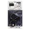 Wake Sangyo ML-698 Dowel Hook, Screw-In Type, Black, 0.2 inches