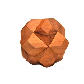 Angeless Star, Designer 3D Wooden Puzzle with 6 Pieces, IQ Test, Wooden IQ Puzzle, Brain Teaser, Devil Knot, Interlock Puzzle, Locking Puzzle, Wooden Toy, Puzzle Game, Puzzle Box,