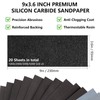 Shineboc Fine Sandpaper Assortment 1000/2000/3000/5000 Grit, 20 Sheets, 9 x