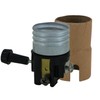 3-Terminal E26 Medium Base Socket Interior with Turn Knob