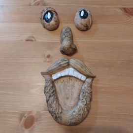 HARGIO Gardening Miscellaneous Goods Tree Face Garden Ornaments Tree Decoration Figurine Unique Face Garden Miscellaneous Goods Garden Object Garden Art Decoration Tree Decoration Garden Decoration