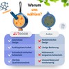 AUTDOOR® Extendable Washing Line with Fold-Out Hand Crank for Effortless