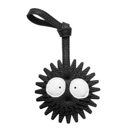 DEVPSISR Black Soot Sprite Keychain Charm Trendy Women Cute Bag Charm Leather Purse Charms for Handbag Backpack Accessories(HMT-Black)