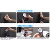 Uten Suction Cup Shower Caddy, Soap Dish, Bathroom Hook -Drill-Free