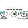 Bosch Professional 1x Diamond Cutting Disc Best (Universal, X-LOCK, Diameter