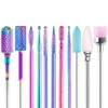 HEYMKGO 11 Pieces Nail Drill Attachments Professional Electric Tungsten Carbide