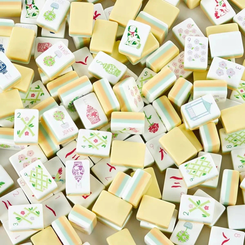 Custom Made Foldable Portable 4 Layer American Mahjong Acrylic Tiles