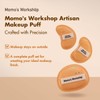 Momo's Workshop Orange Makeup Sponge Set (3pcs) – Large Soft