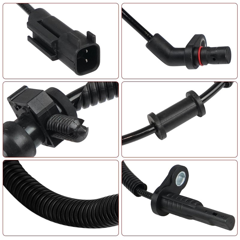 Dexepe 4 PCS Front and Rear ABS Wheel Speed Sensor